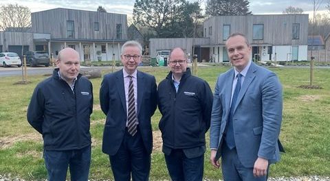 Michael Gove visits Greencore’s multi-award winning Springfield Meadows in Oxfordshire